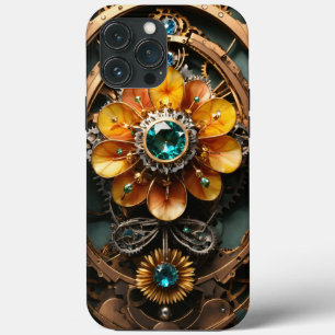 複層数々の金属機械式スチームパンク iPhone 13 PRO MAXケース