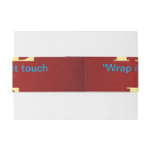 複数のお気に入りのデザインから製品を作成 招待状ベリーバンド (裏面例)