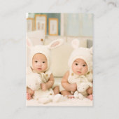 複数のイースターカード100写真フォークフローラ予算 アドバイスカード (裏面)