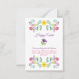 複数のイースターカード100写真フォークフローラ予算 アドバイスカード