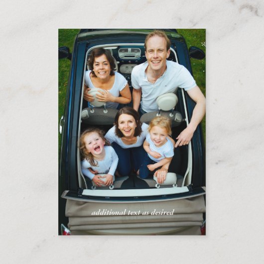 複数のイースターカード100 xフォトレター予算 アドバイスカード (裏面)