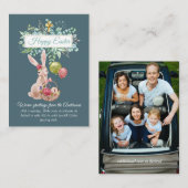 複数のイースターカード100 xフォトレター予算 アドバイスカード (正面/裏面)