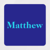 複数のカラーの衣類の名前 ラベル (デザイン1)