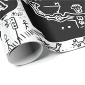 複数のシンボルを含むイメージ。stre ラッピングペーパー (ロールコーナー)