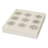 複数のスノーフレーク・アートスタンプ ラバースタンプ (スタンプ)