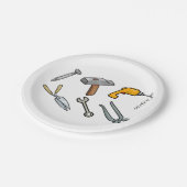 複数のツール ペーパープレート (アングル)