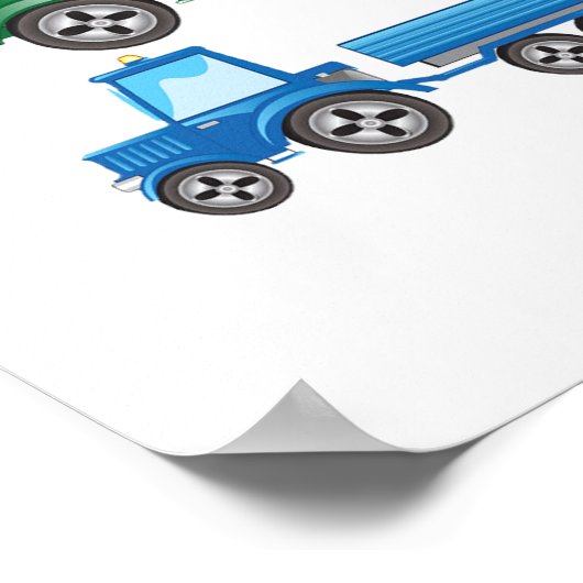 複数のトラクター ポスター (角)