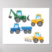 複数のトラクター ポスター (正面)