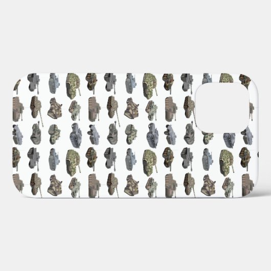 複数のドイツ第2次世界大戦タンク Case-Mate iPhoneケース (裏面 (横))