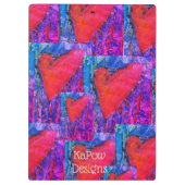 複数のハート クリップボード (裏面)