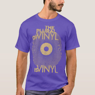 複数のビニルは、ビニールレコードLP DJギーク Tシャツ