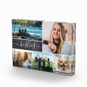 複数のフォトコラージュチャルクボードのベスティ フォトブロック (右)