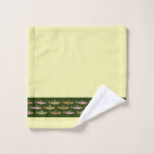 複数のブルックのレインボーとブラウンマス バスタオルセット (ウォッシュタオル)