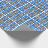 複数のポートレートイルカのポスター ラッピングペーパー (角)