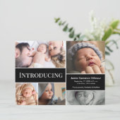 複数のモダンベビーの紹介 案内状 (スタンド正面)