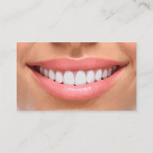 複数のモダン場所の歯科医の名刺 名刺 (裏面)