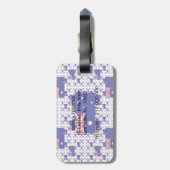 複数のレイヤーのオーストラリアカラフル国旗 ラゲッジタグ (裏面縦)