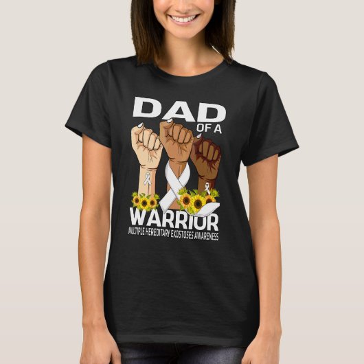 複数の世襲の戦士の手のパパ Tシャツ (正面)