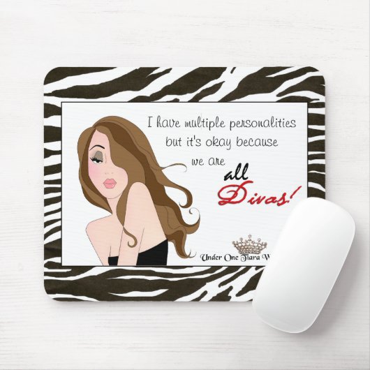 複数の個性/私たちは立つ1つのティアラの下! マウスパッド (マウス)