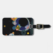 複数の円のスケッチ， 1926 ラゲッジタグ (正面横)