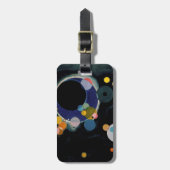 複数の円のスケッチ， 1926 ラゲッジタグ (正面縦)