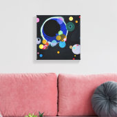 複数の円 キャンバスプリント (インサイチュ (リビング))