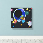 複数の円 キャンバスプリント (インサイチュ (ウッドフロア))