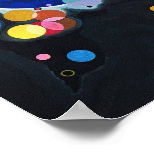 複数の円 ポスター (角)