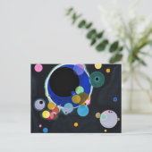 複数の円 ポストカード (スタンド正面)