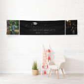 複数の写真を含む卒業バナー 横断幕 (インサイチュ)