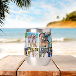 複数の写真ファミリーバケーションフォトコラージュ