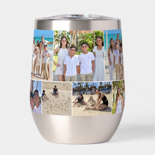 複数の写真ファミリーバケーションフォトコラージュ (正面)