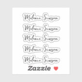 複数の名前ステッカー新学期ステッカー シール (シート)