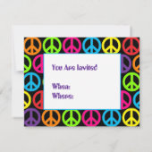 複数の平多彩和の兆候 招待状 (裏面)