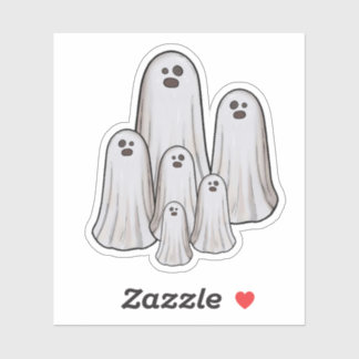 複数の幽霊のハロウィン シール