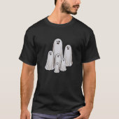 複数の幽霊のハロウィン Tシャツ (正面)