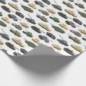 複数の戦車 ラッピングペーパー (角)