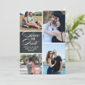 複数の画像ポートレート結婚式の日付を保存 セーブザデート (スタンド正面)