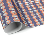 複数の白鳥ポスターの漫画飛んでいる。 ラッピングペーパー (ロールコーナー)