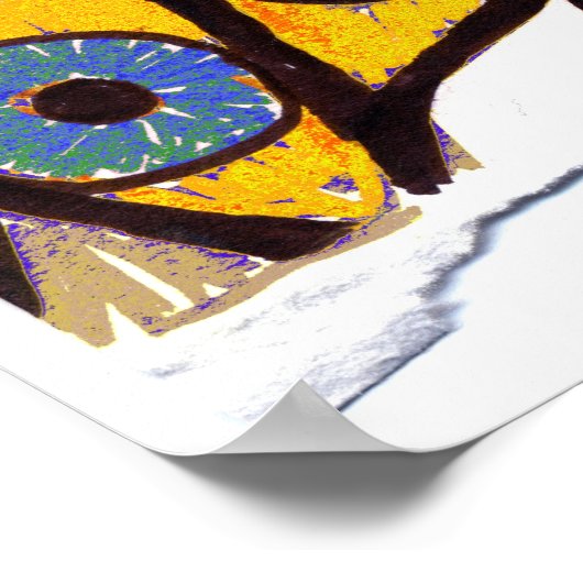 複数の目 ポスター (角)