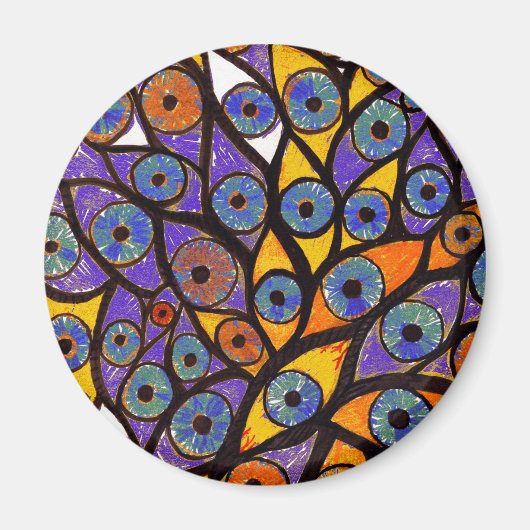 複数の目 マグネット (正面)