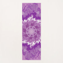 複数の紫色の色合いの曼荼羅