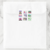 複数の自然シーンのシール スクエアシール (バッグ)