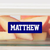 複数の色の防水名（白） ラベル (貼付)