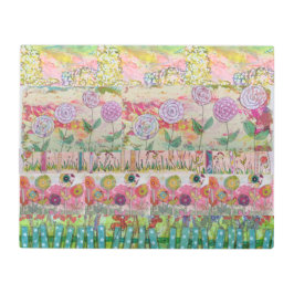 複数の花抽象芸術メタルウォールアート メタルプリント