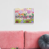 複数の花 キャンバスプリント (インサイチュ (リビング))