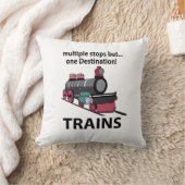 複数の行ストップき先列車を1本ずつ増発 クッション (ブランケット)