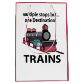 複数の行ストップき先列車を1本ずつ増発 ミディアムペーパーバッグ (正面)