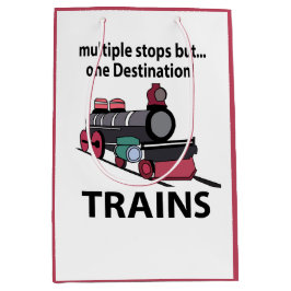 複数の行ストップき先列車を1本ずつ増発 ミディアムペーパーバッグ