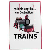 複数の行ストップき先列車を1本ずつ増発 ミディアムペーパーバッグ (裏面)